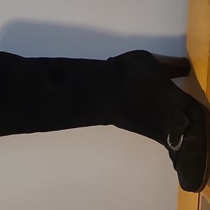 La Canadienne waterproof black suede boots size 6 excellent condition